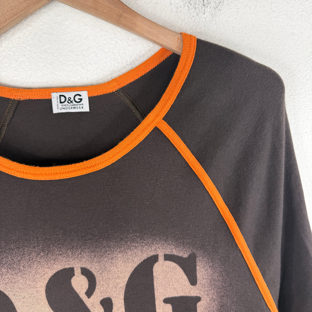 Dolce & Gabbana Spray Paint Logo LS Shirt