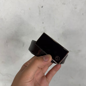 Gucci Interlock Rectangular Buckled Belt