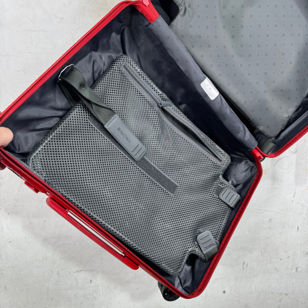 Rimowa Red Essential Cabin Carry On Suitcase