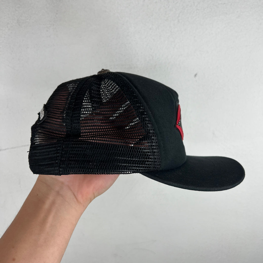 Chrome Hearts Leather Patch Chomper Hat