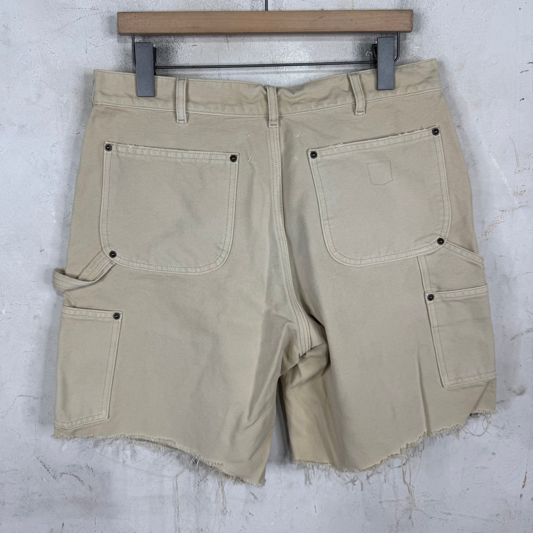 Margiela Frayed Carpenter Shorts