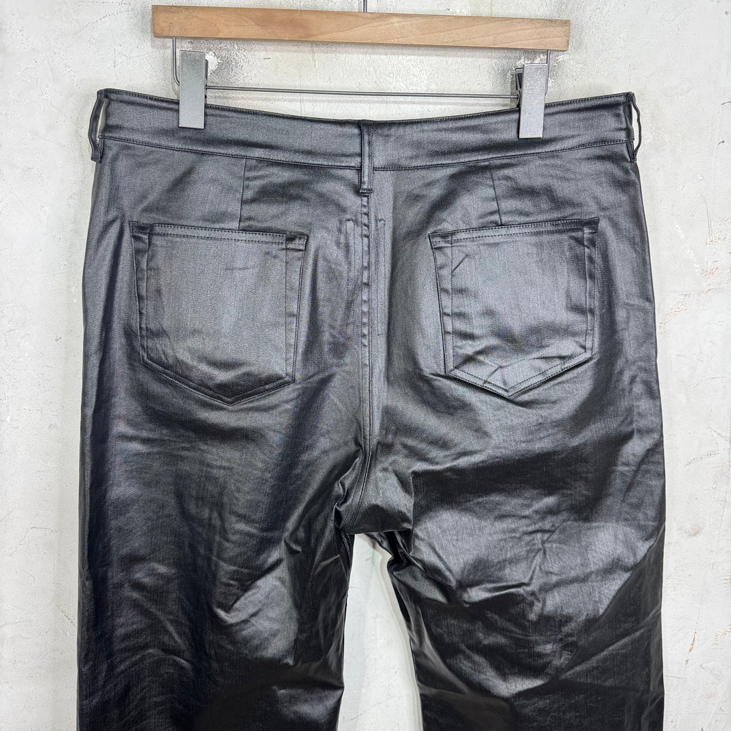 Rick Owens Lido Coated Geth Jeans