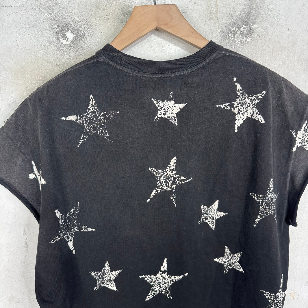 Satoshi Nakamoto Logo Star Cutoff T-Shirt