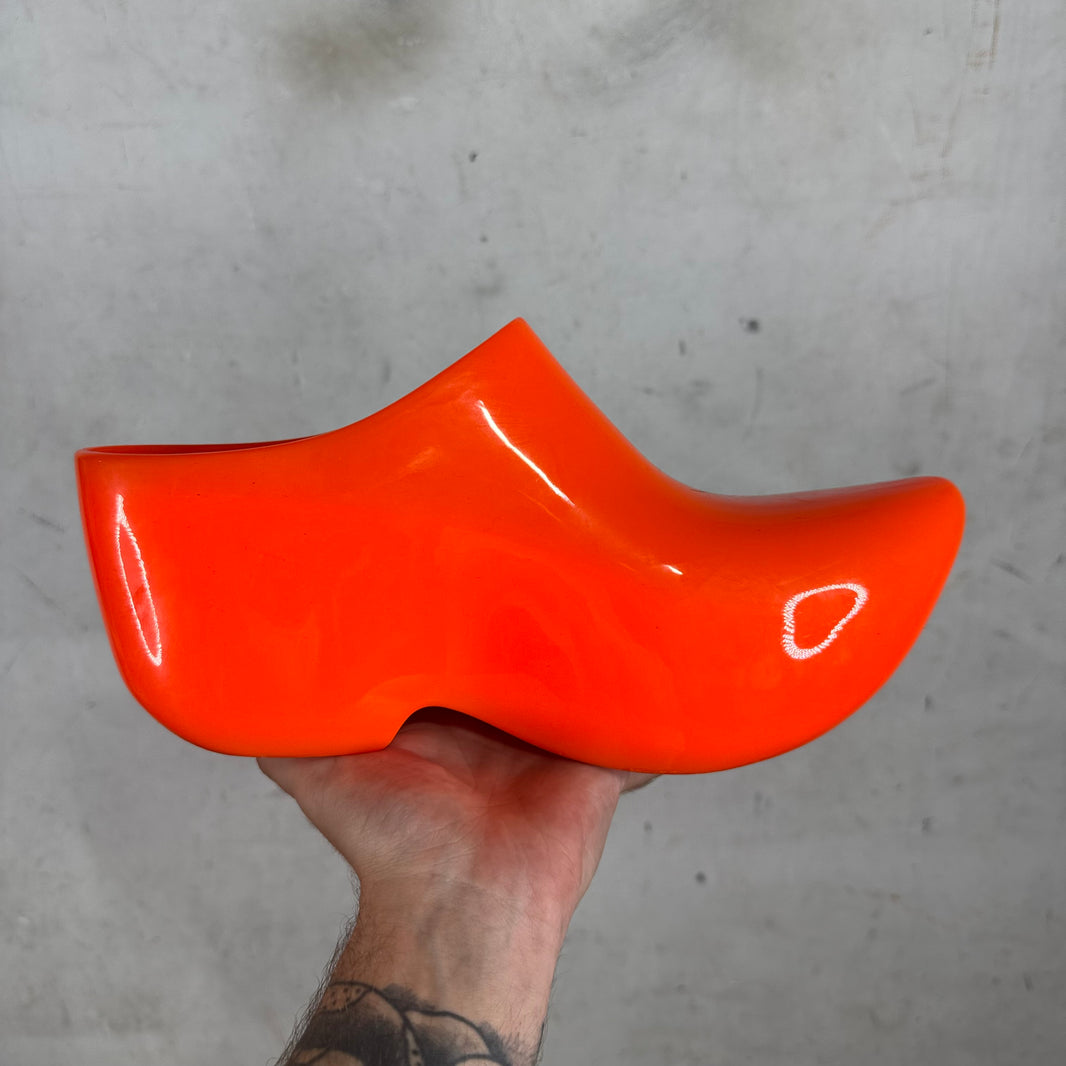 Balenciaga Orange Technoclogs
