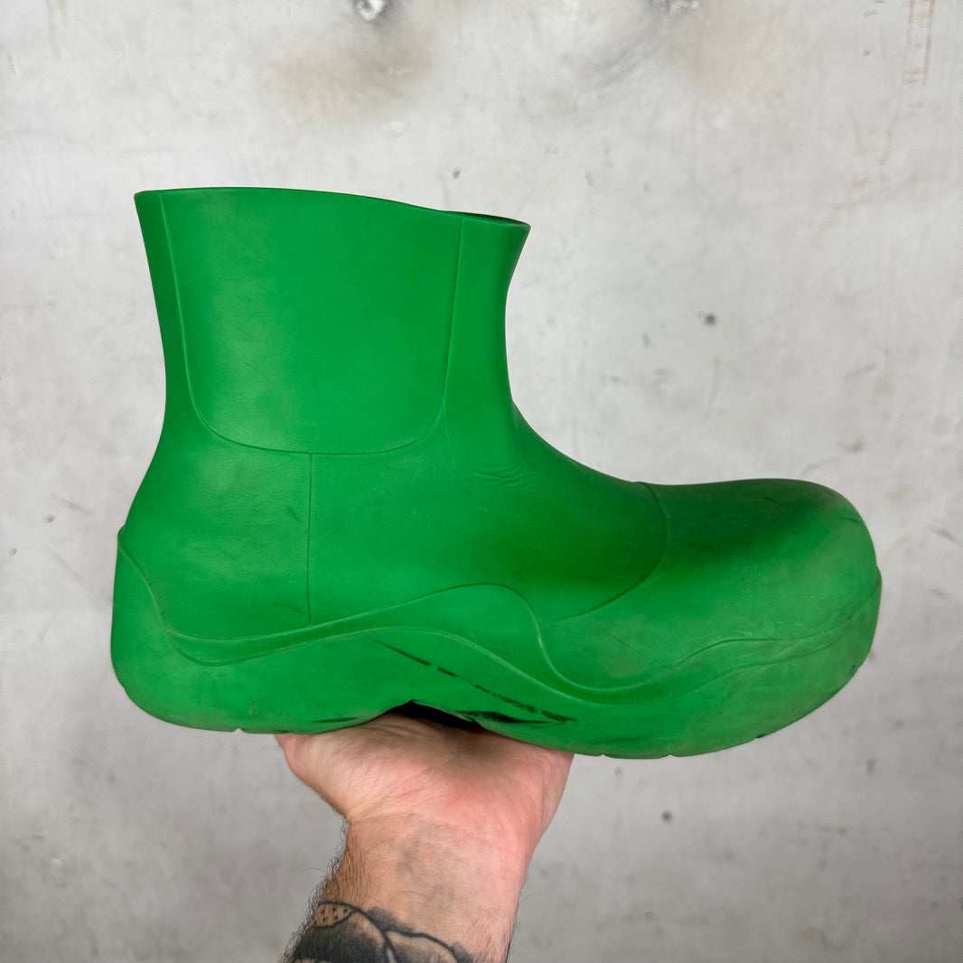 Bottega Veneta Green Puddle Boots