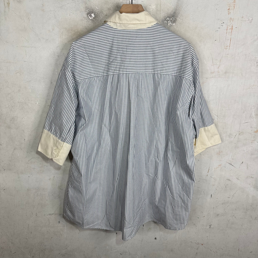 Our Legacy Pinstriped S/S Brat Shirt