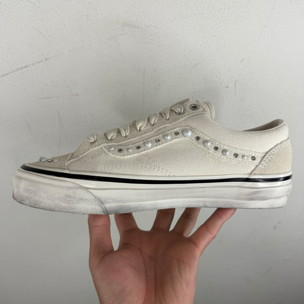 Vans White Pearlized Style 36 Sneakers