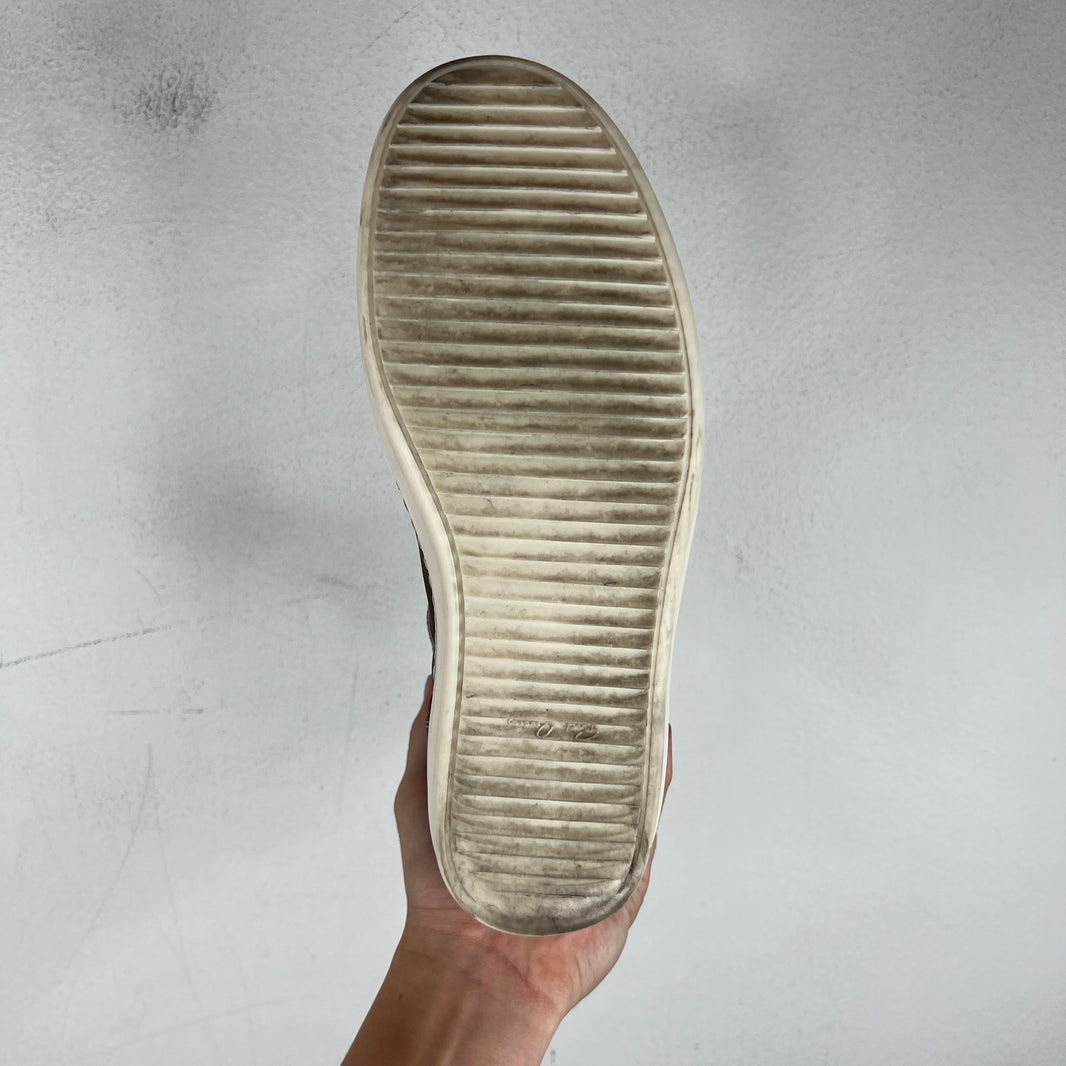 Rick Owens Brown Suede Vans High Sneakers