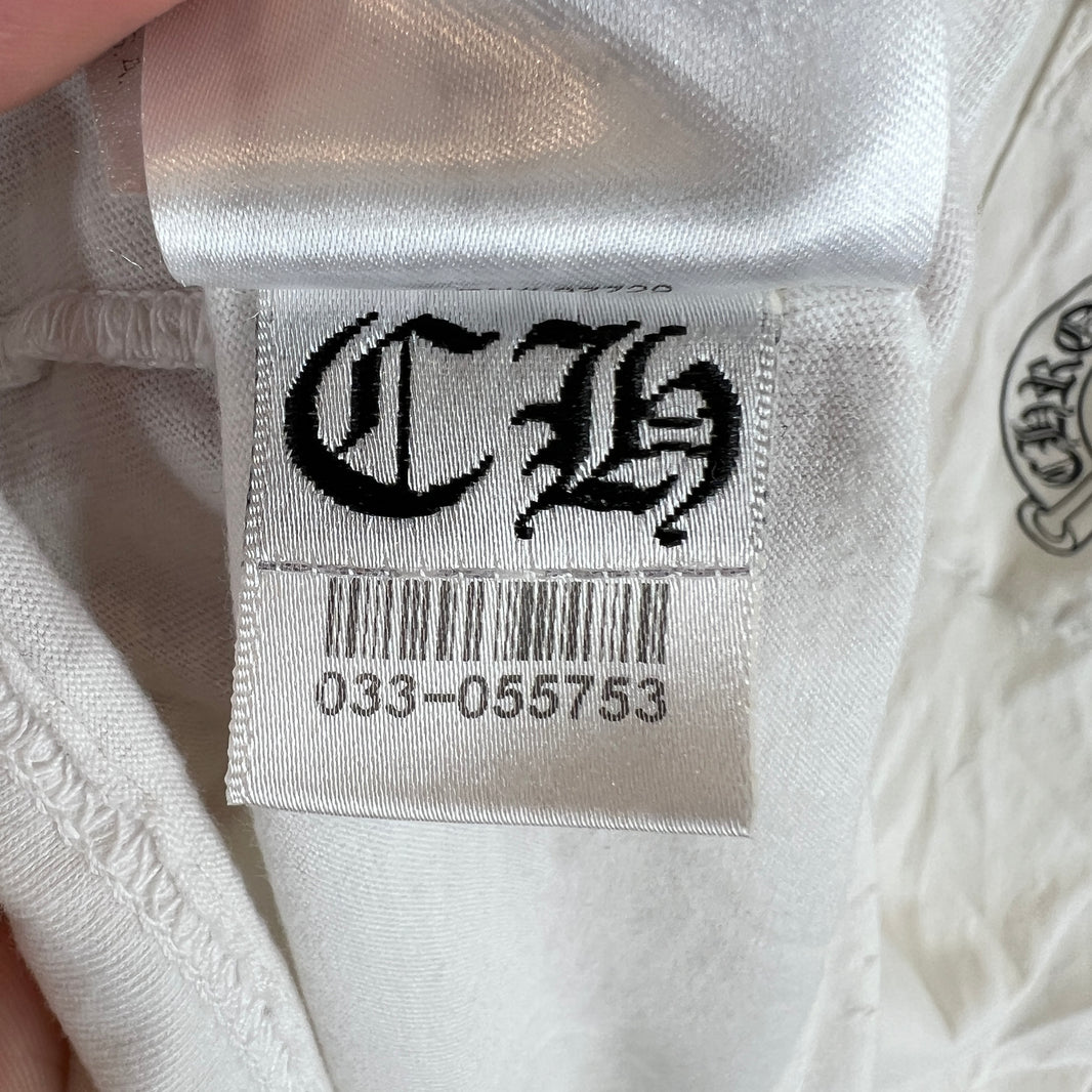Chrome Hearts White Horseshoe T-Shirt