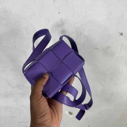 Bottega Veneta Purple Mini Side Bag