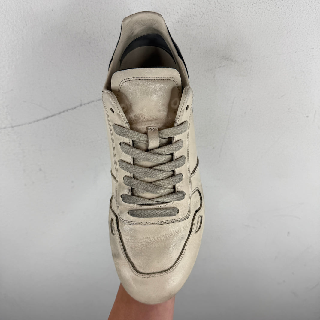 Rick Owens Milk Minimal Sneakers