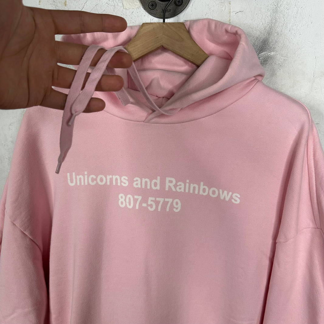 Vetements Pink Unicorn Hoodie