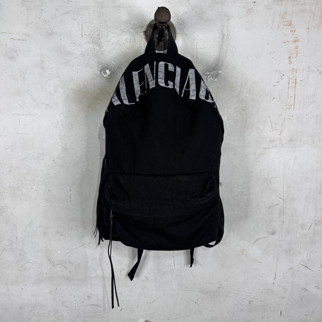 Balenciaga Canvas Logo Backpack