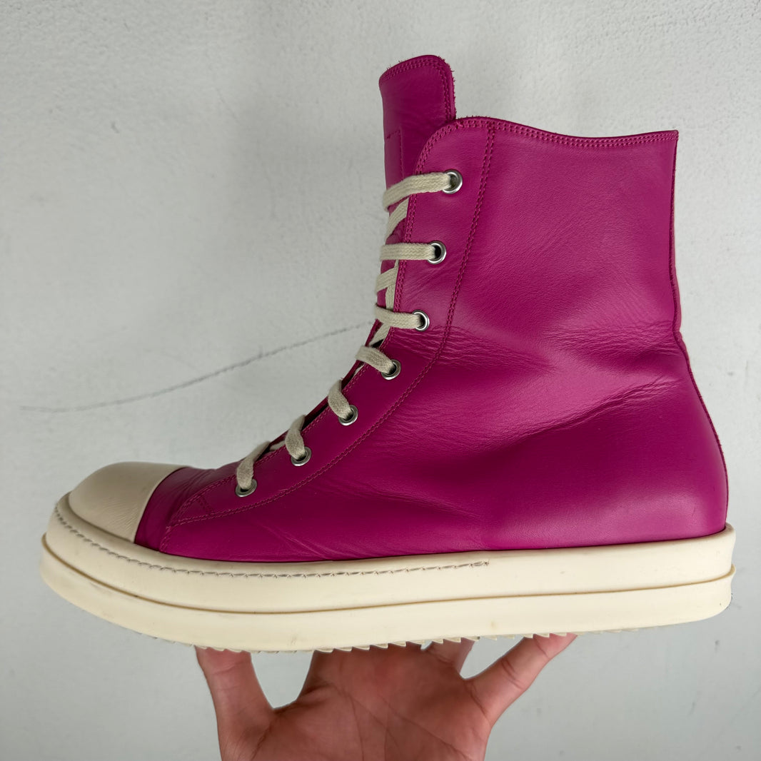 Rick Owens Hot Pink Leather Ramones