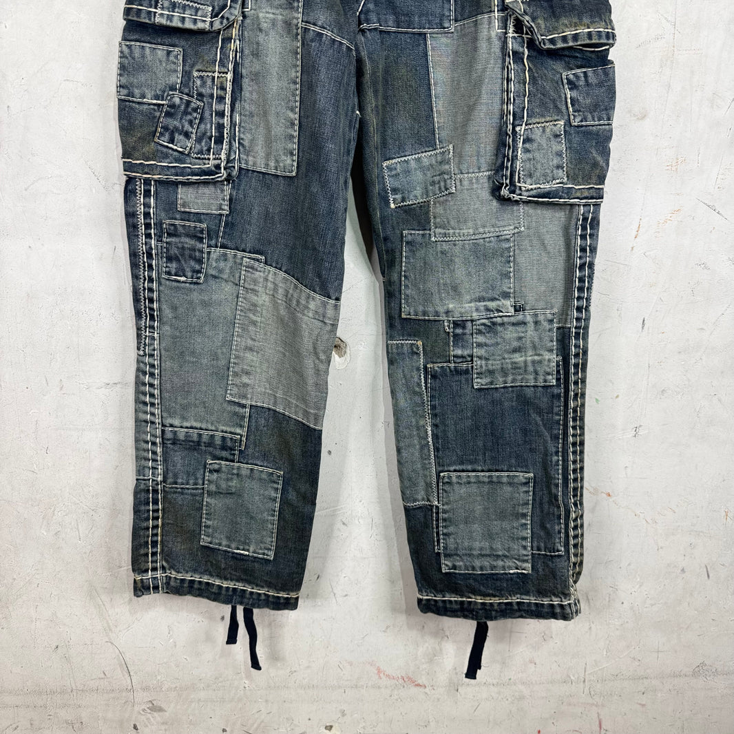 Supreme x True Religion Patchwork Cargo Jeans
