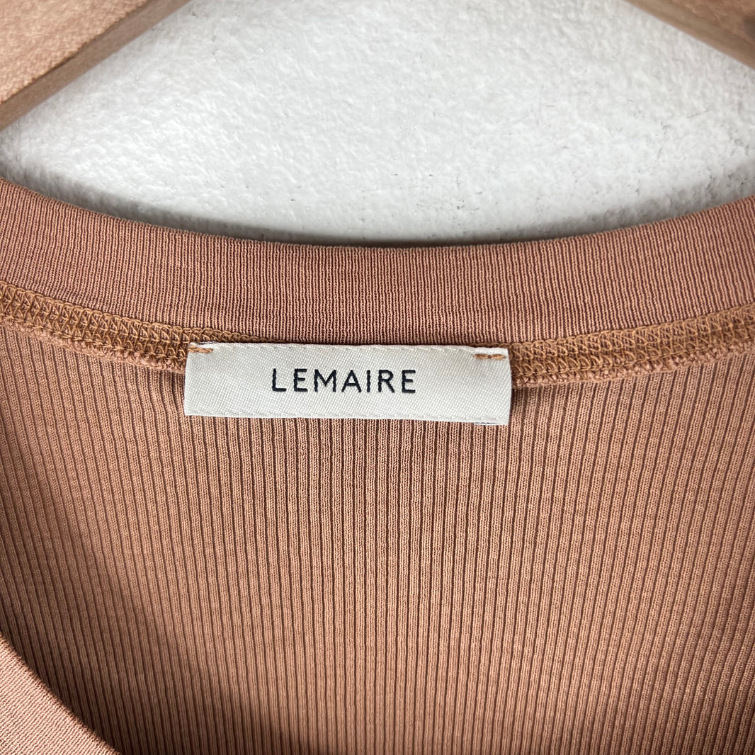 Lemaire Peach Ribbed L/S T-Shirt