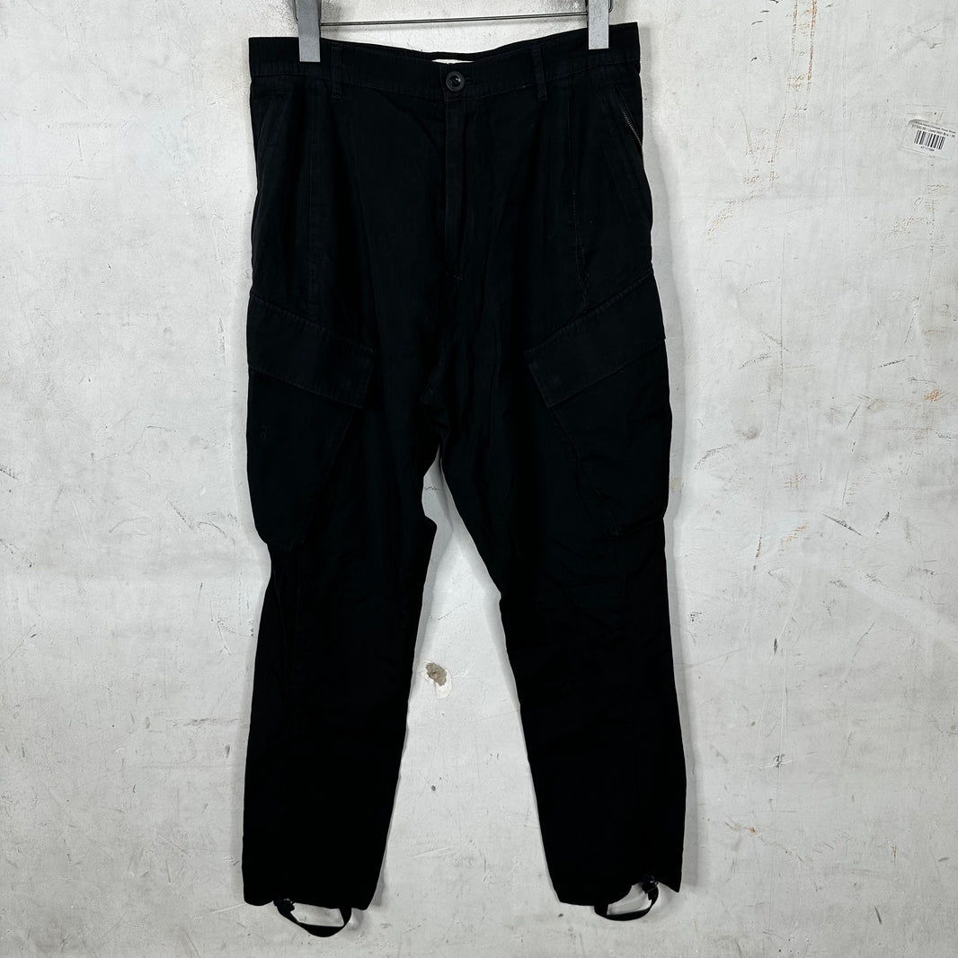 Givenchy Thin Black Cargo Pants