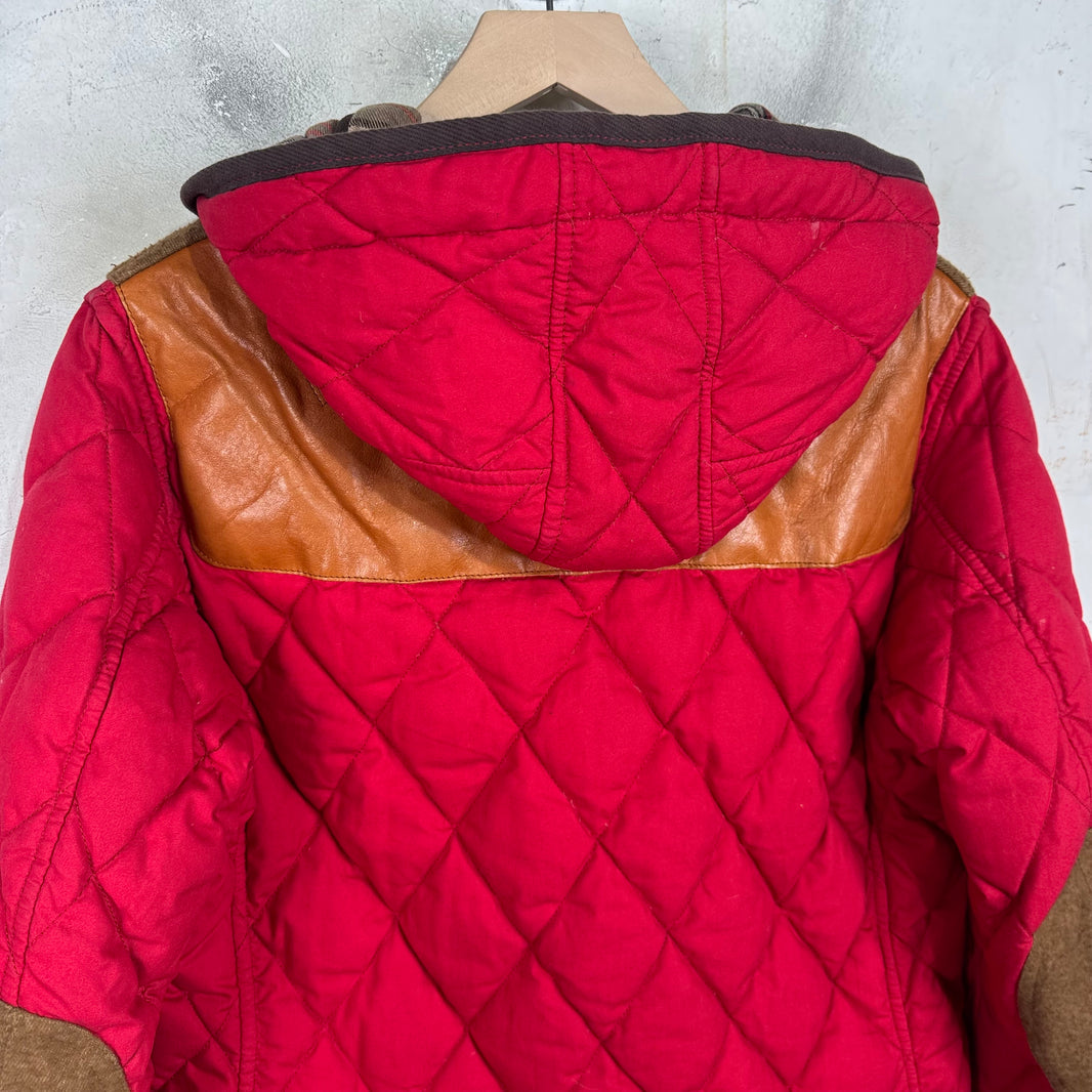 Junya Watanabe Duvetica Quilted Wool Paneled Jacket