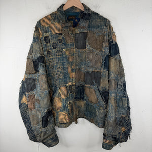 Kapital Boro Drizzler Zip Denim Jacket