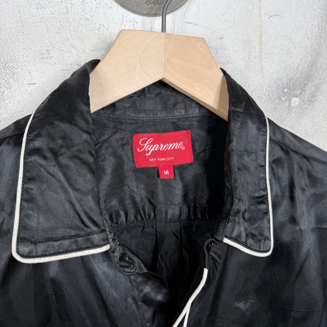 Supreme Silk Western Shirt Black