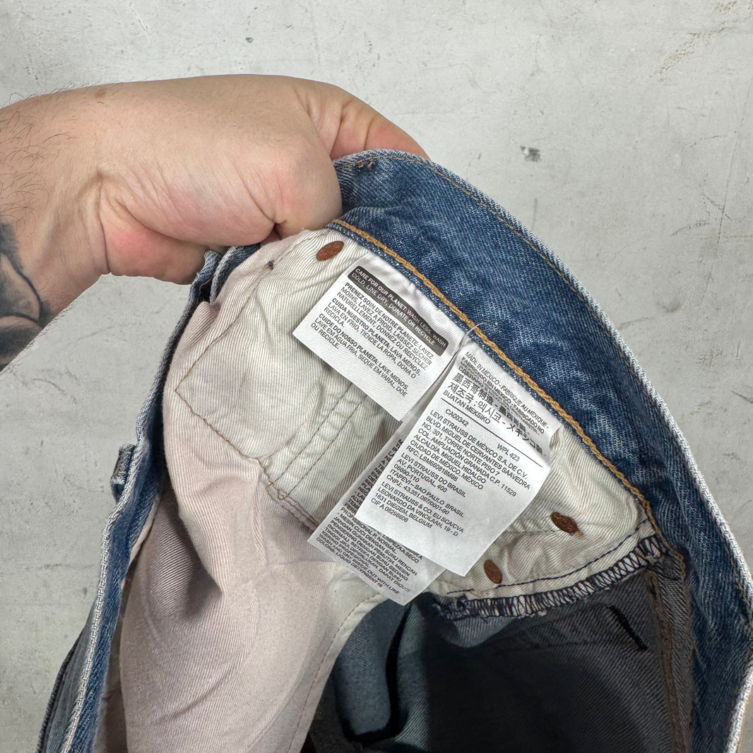 Levi's x Denim Tears x Bstroy Blue Jeans