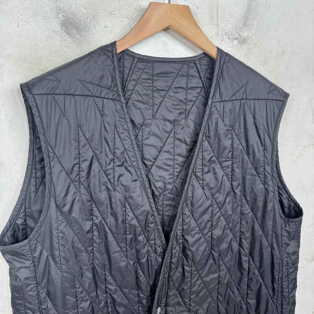 Rick Owens Quilted Snap Vest