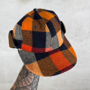 RRL Wool Plaid Earflap Hat