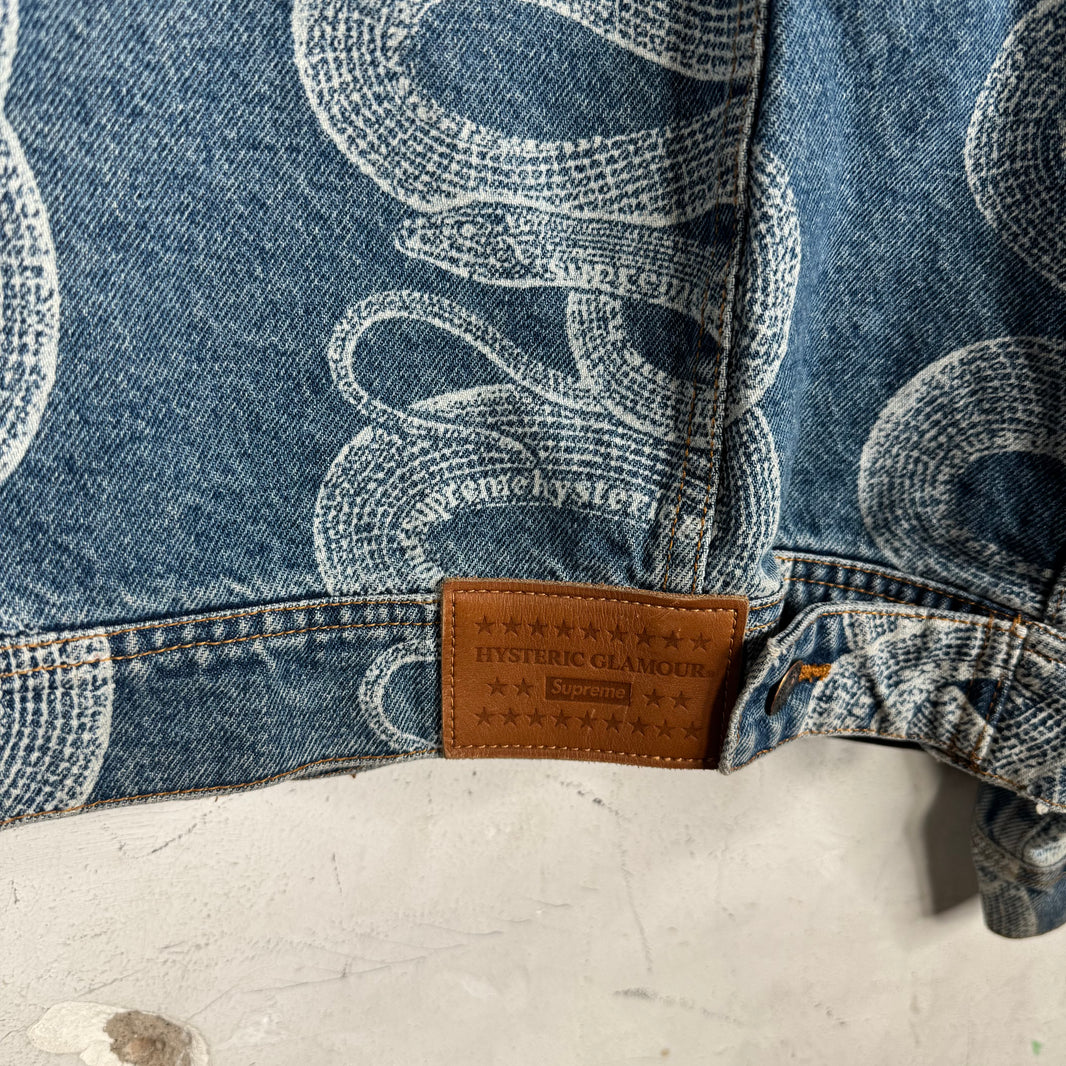 Supreme x Hysteric Glamour Snake Denim Jacket