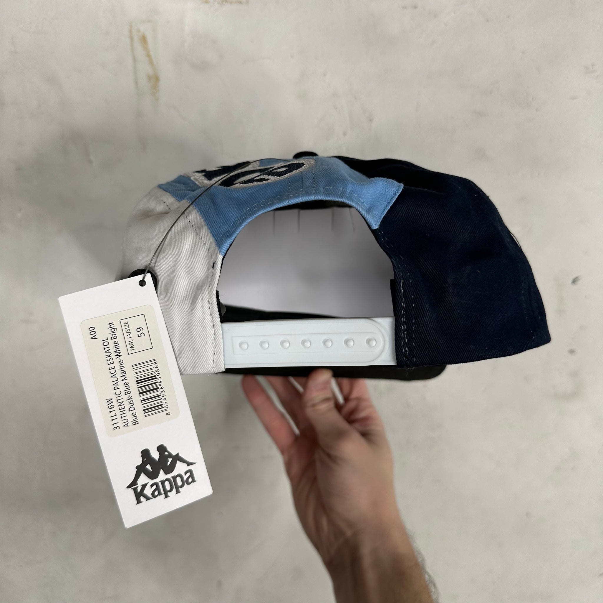 Palace x Kappa Blue Baseball Cap