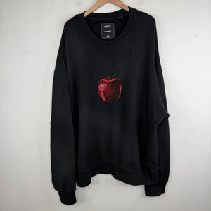 Nahmias Black Apple Beaded Crewneck