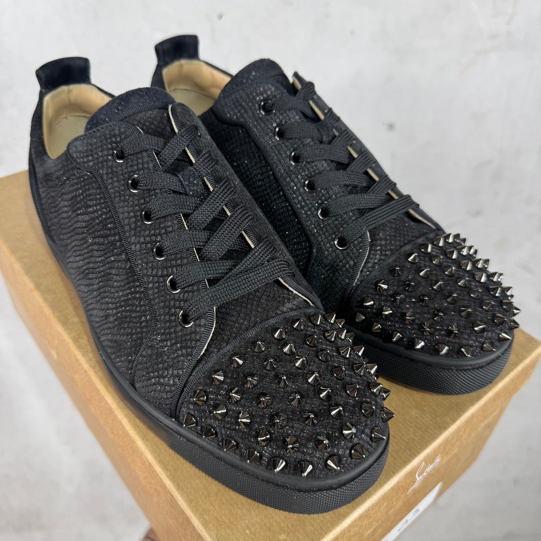 Christian Louboutin Studded Glitter Junior Sneakers