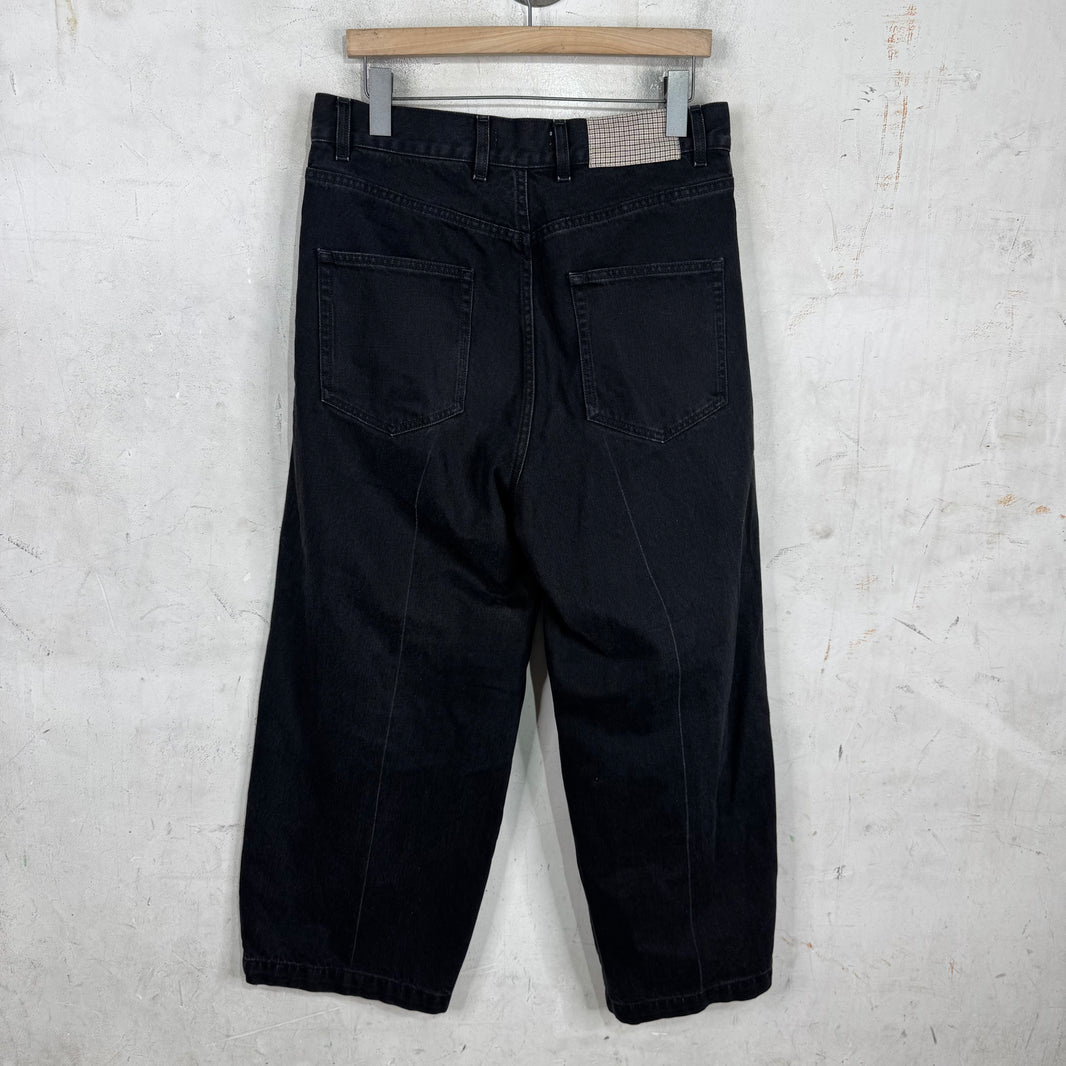 MFpenn Charcoal Baggy Paneled Jeans