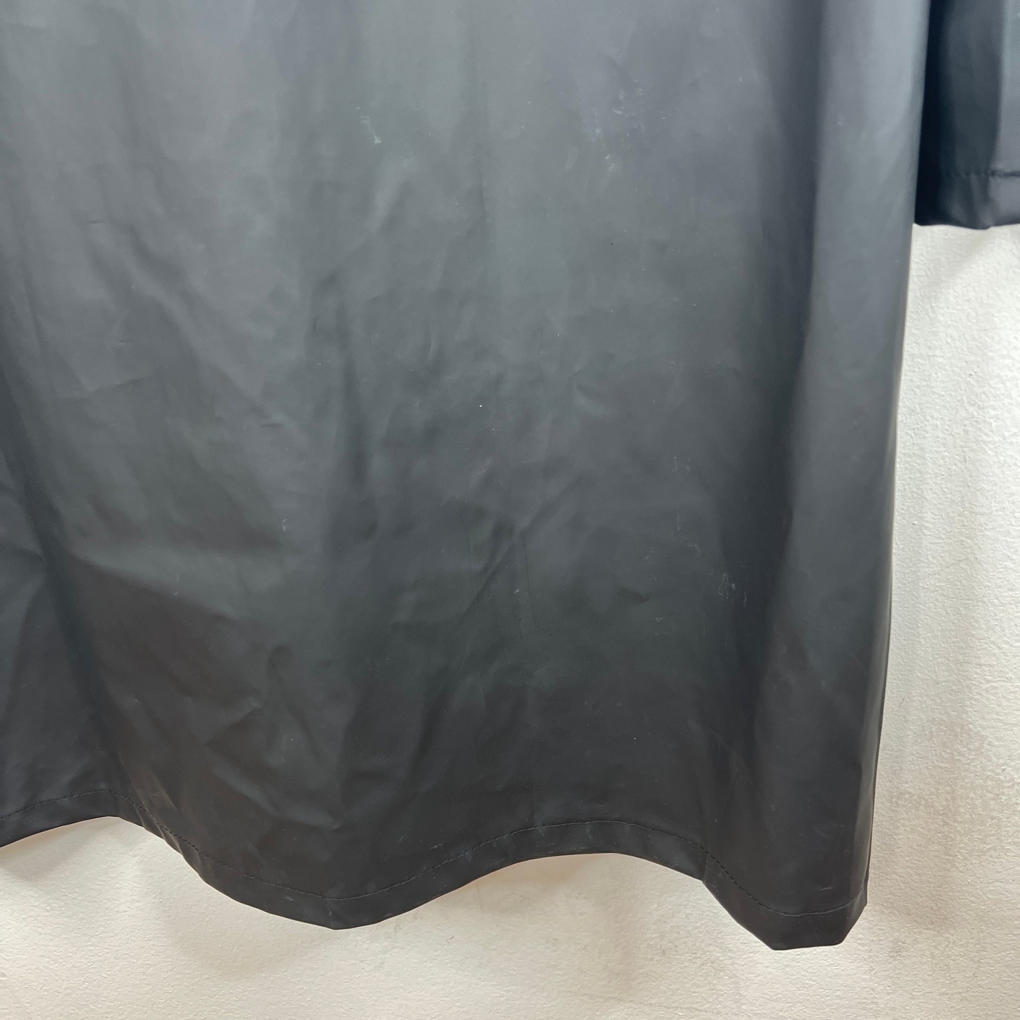 VETEMENTS Black PVC Trench Coat