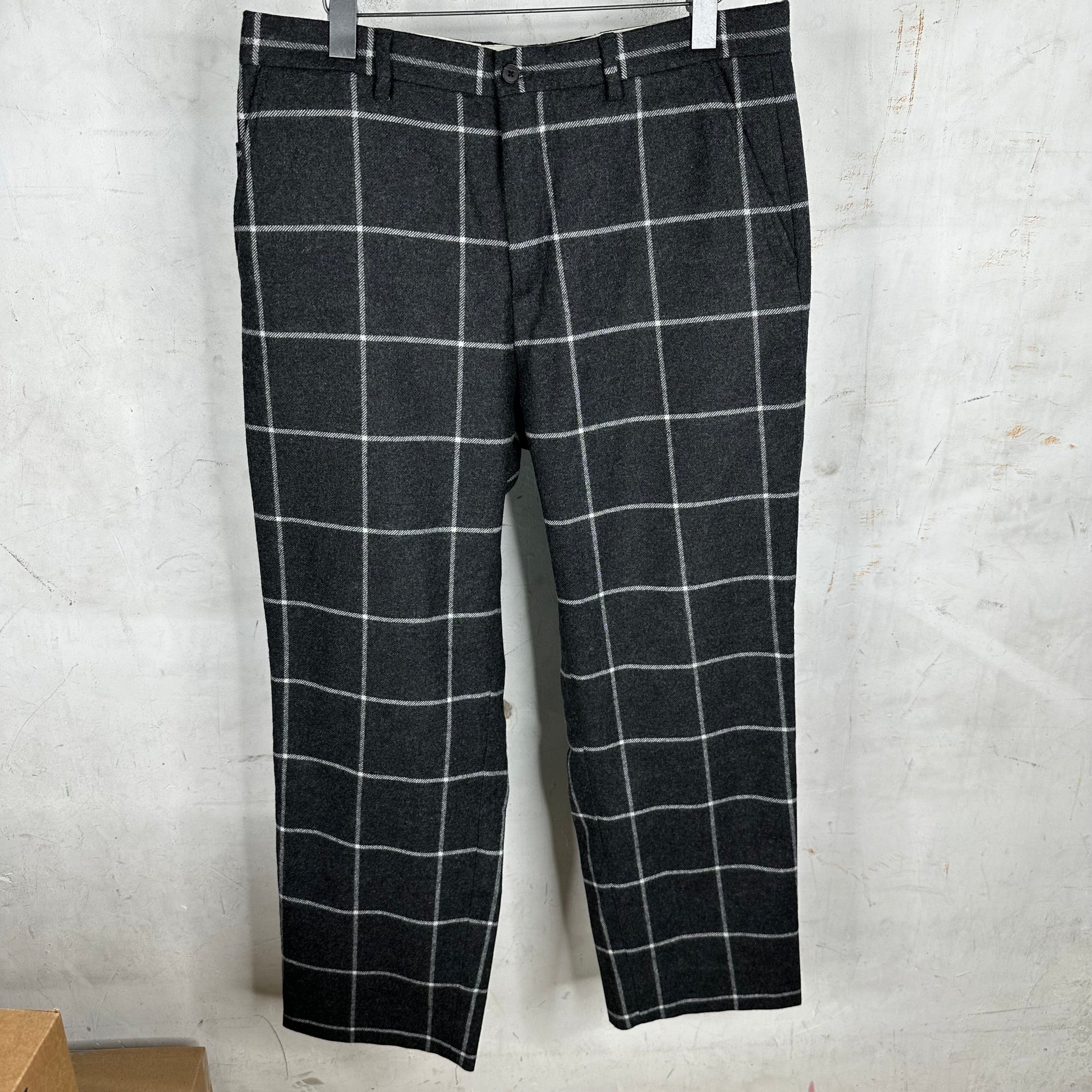 Supreme Wool Checkered Trousers