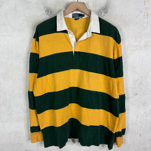 Ralph Lauren Green/Yellow Striped Rugby