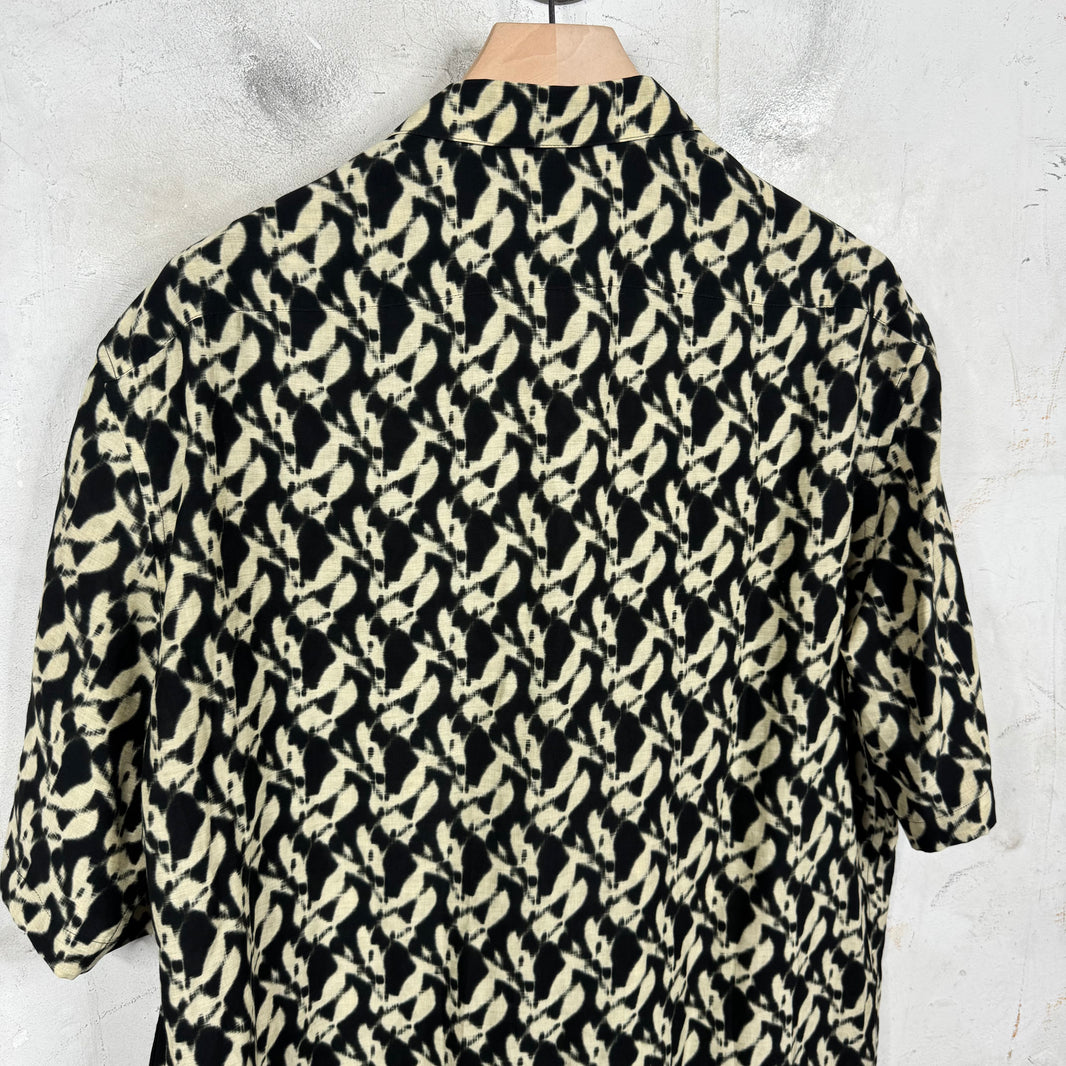 Saint Laurent Pattenred SS Viscose Shirt