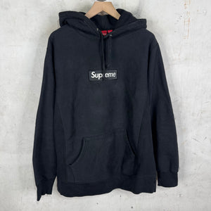 Supreme Black Box Logo Hoodie
