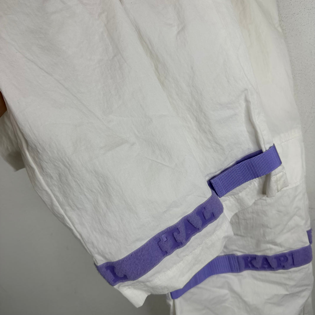 Kapital White Nouvelle Shuttle Cargo Trousers