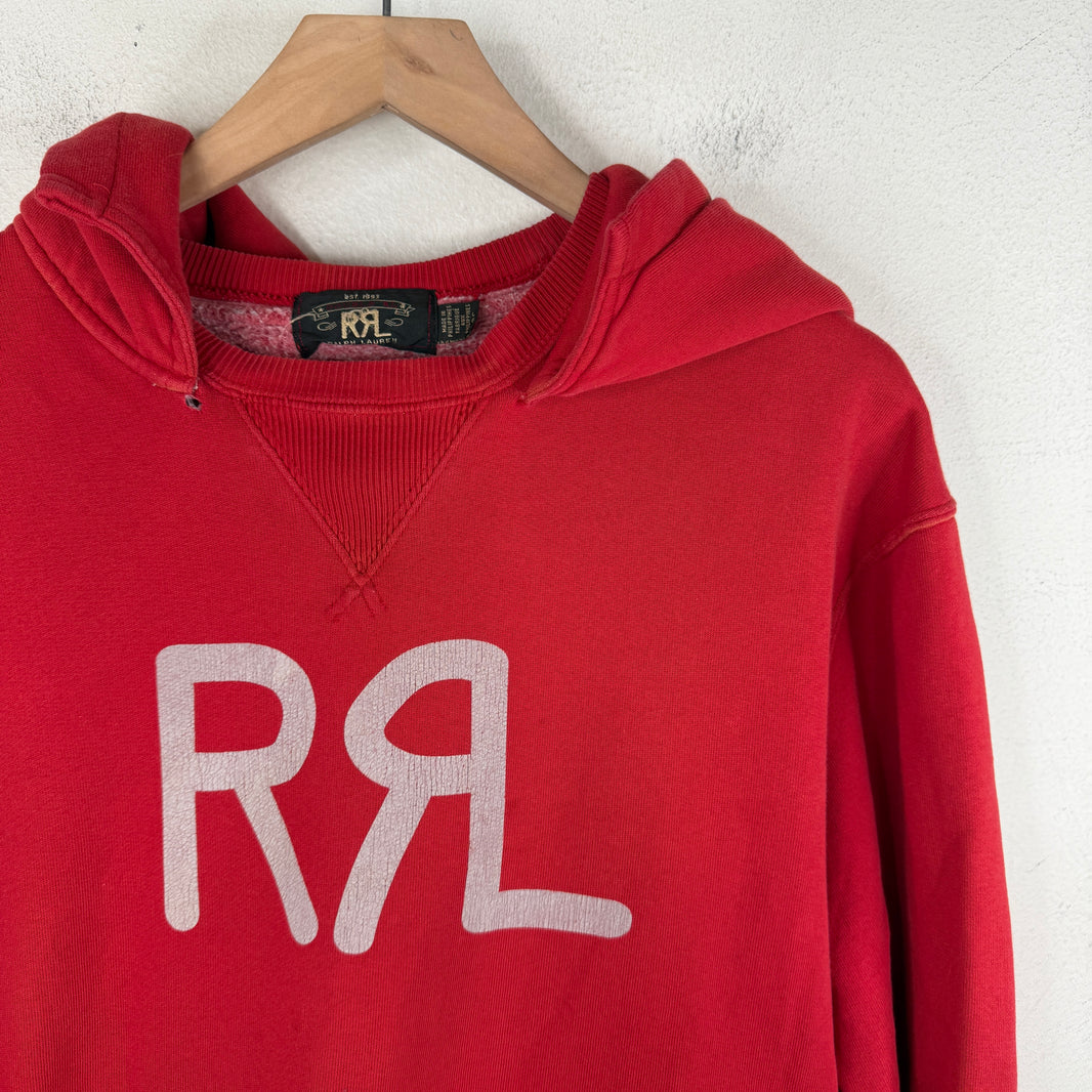 RRL Red Logo Pullover Hoodie