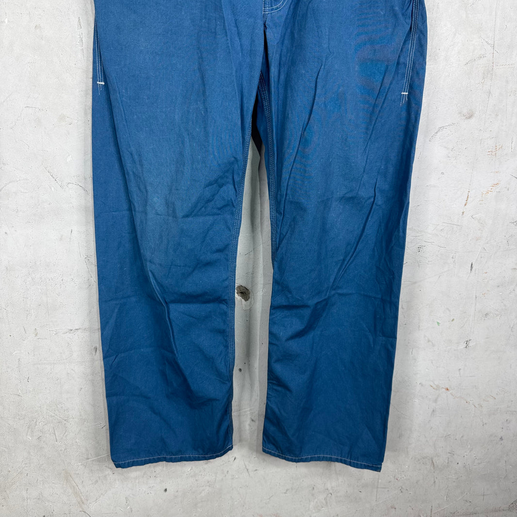 Junya Watanabe Two Tone Blue Work Pants