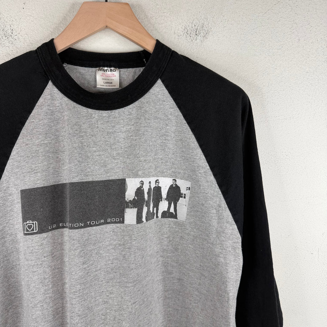 Vintage 2001 U2 Raglan T-Shirt