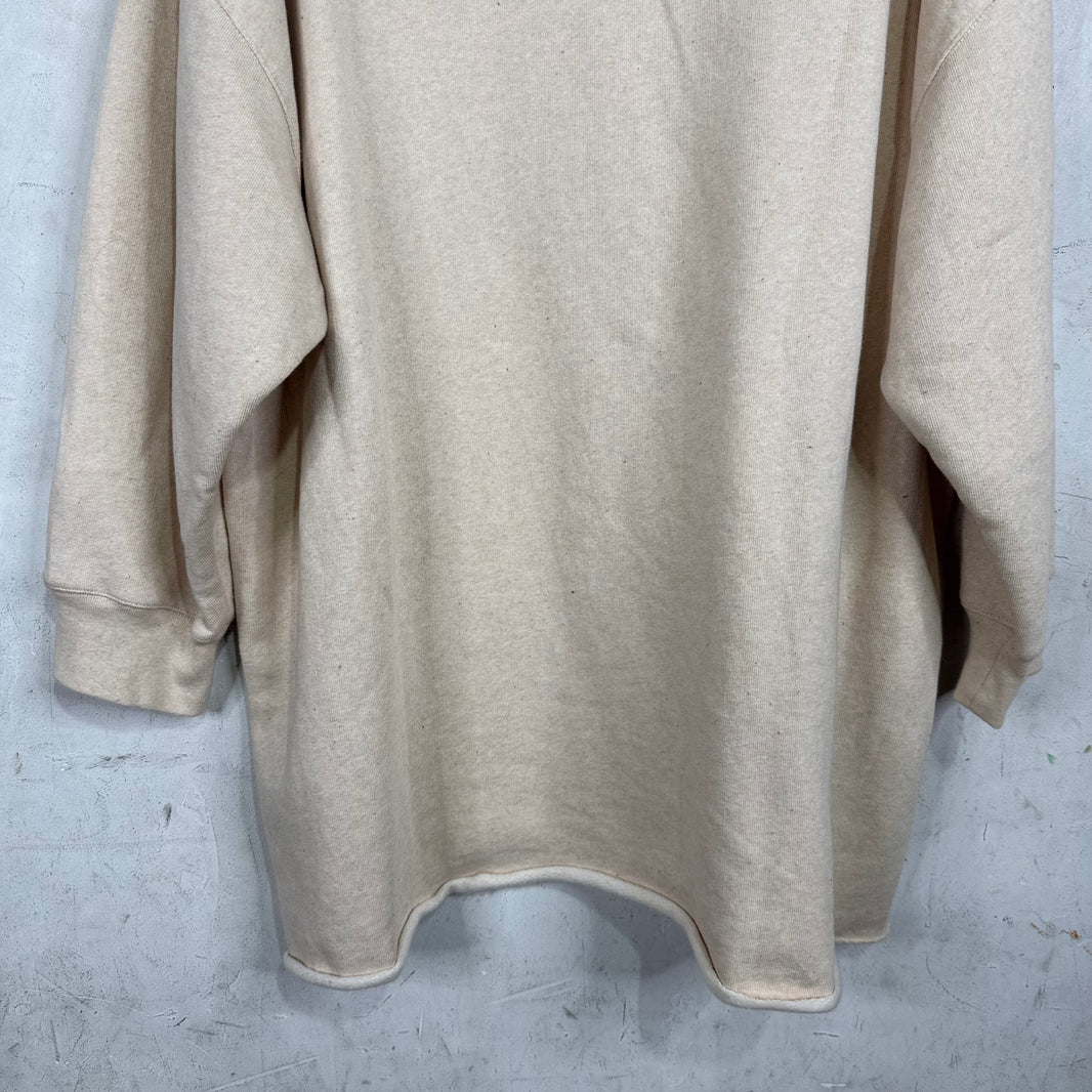 Rick Owens Hollywood Natural Long Crewneck