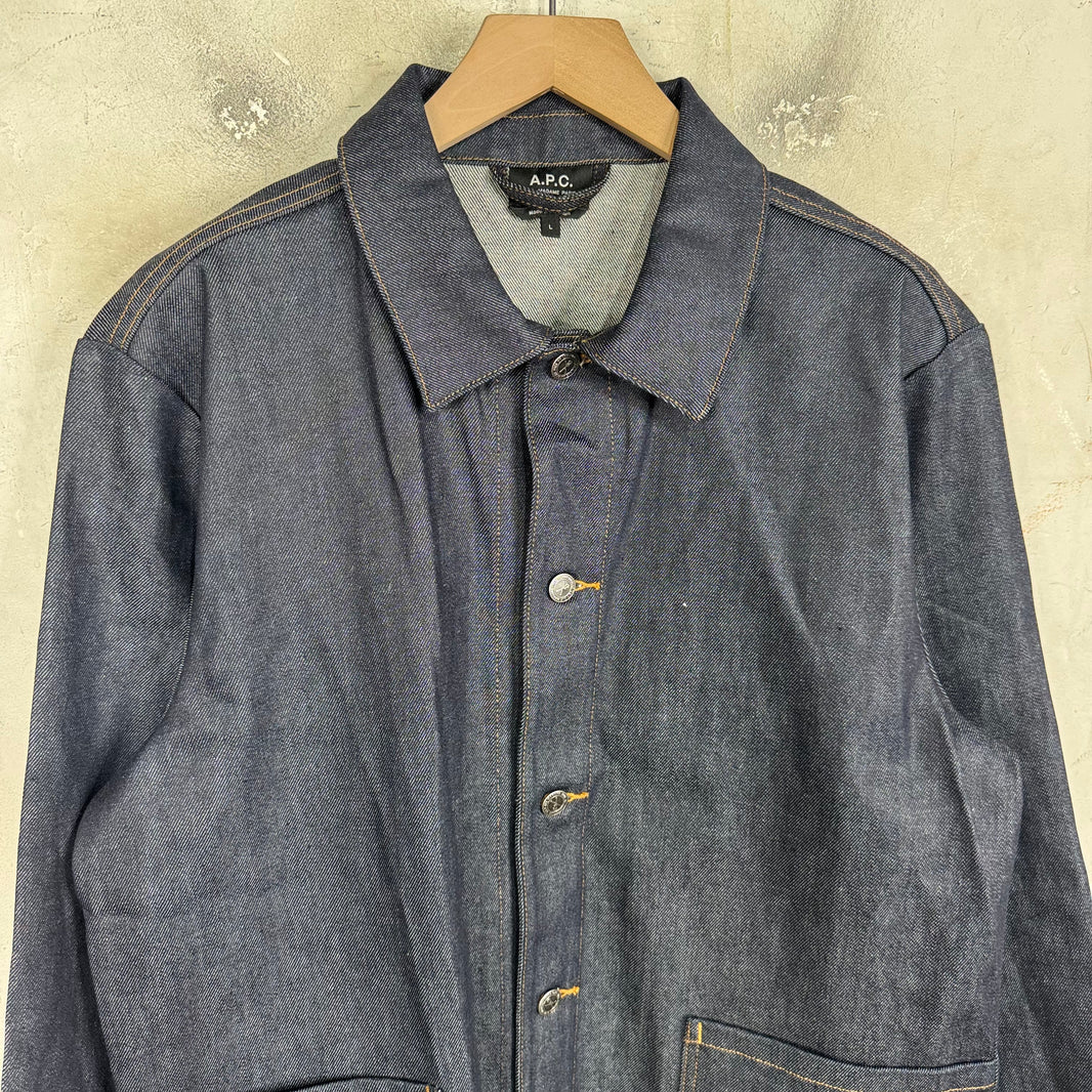 APC Raw Denim Chore Coat