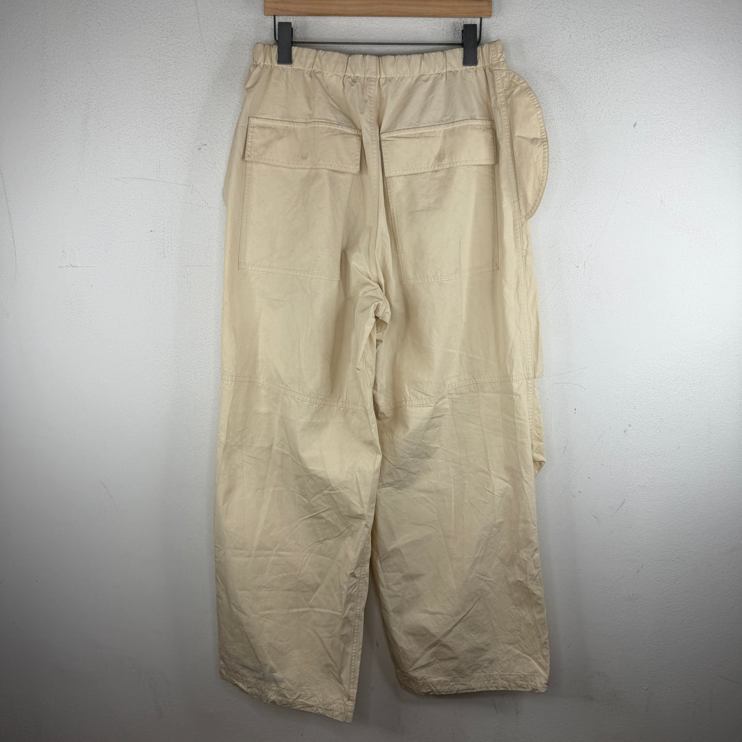 Jil Sander White Cargo Pants
