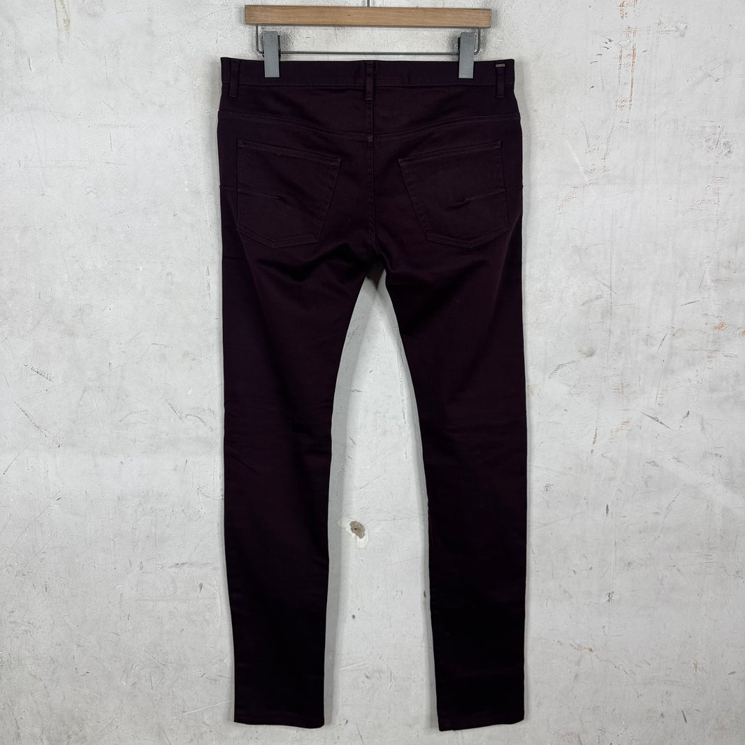 Dior Burgundy Japan Jeans