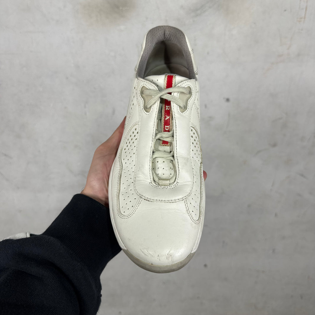 Prada White Mesh Amerricas Cup