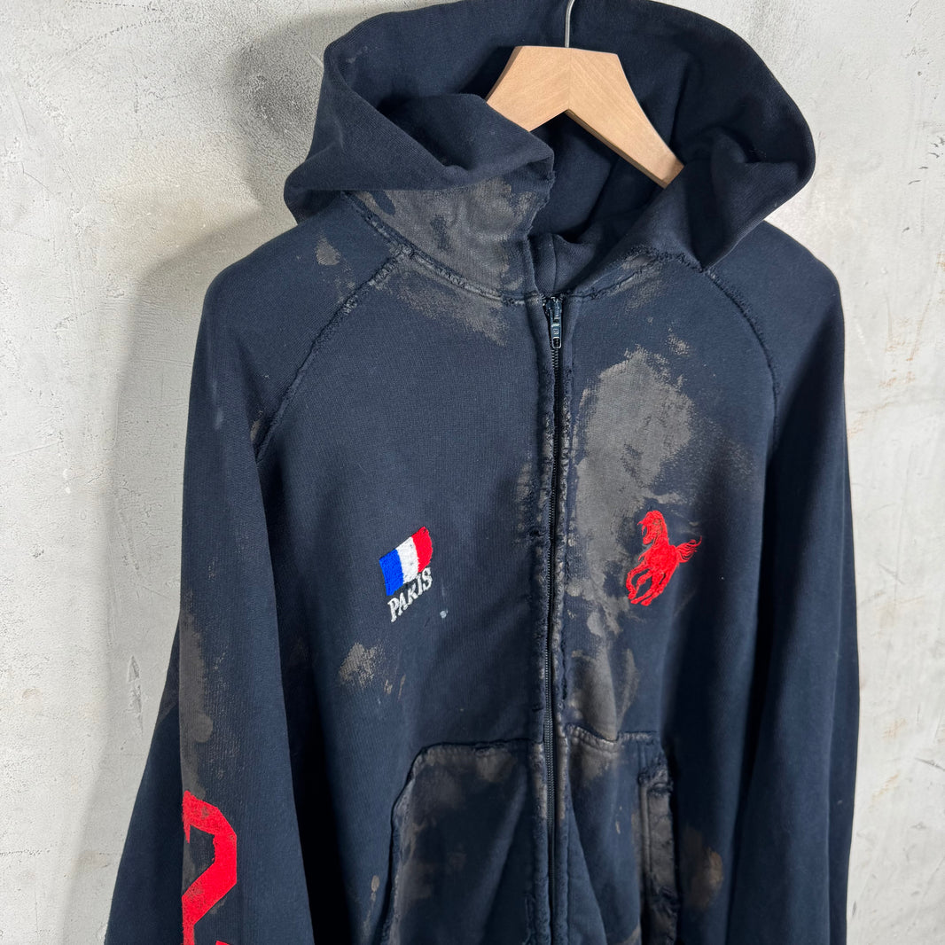 Balenciaga Mudded Polo Hoodie