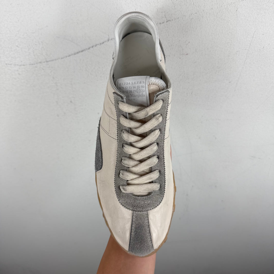 Margiela Cream Leather Sprinter Sneakers