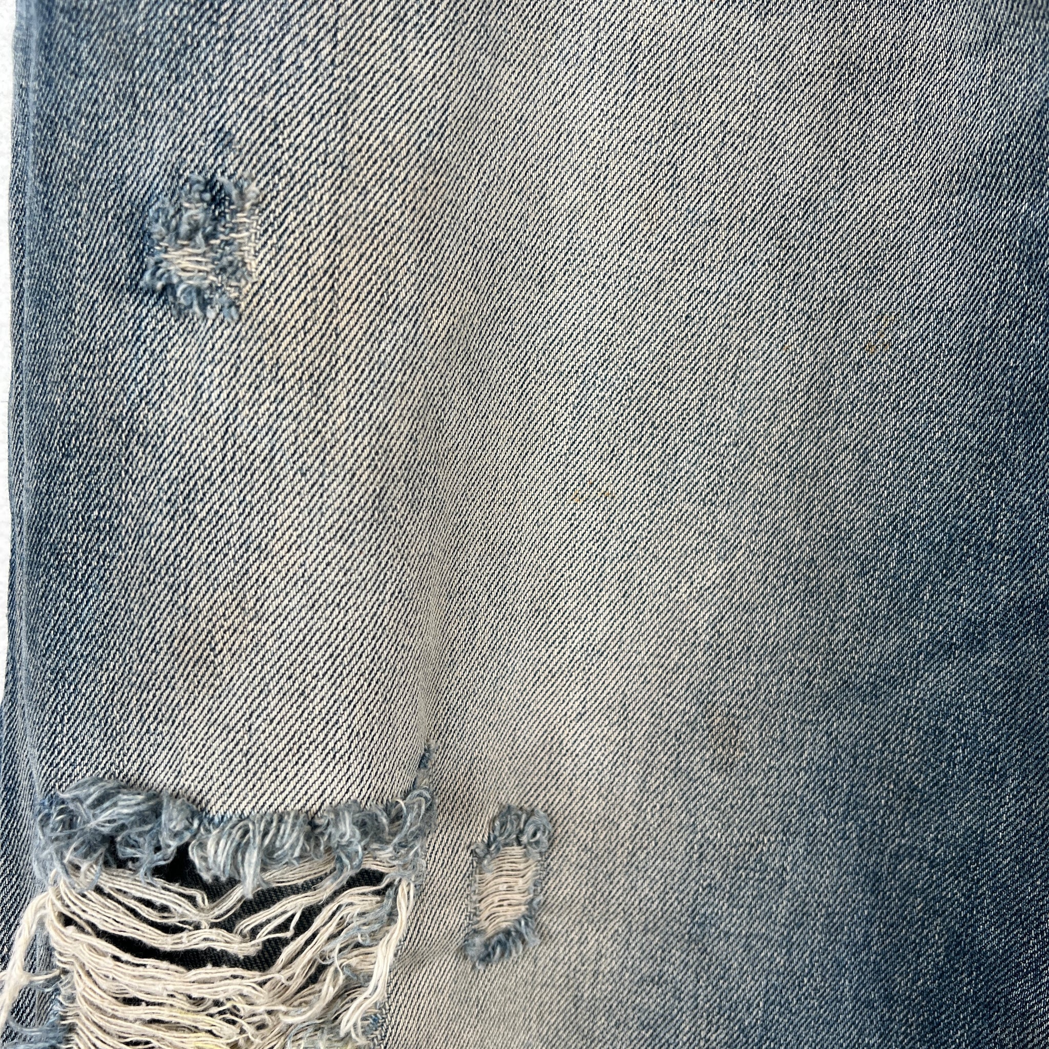 Acne Studios 1991 Toj Detroit Distressed Belted Jeans