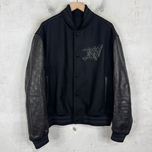 Louis Vuitton Wool Leather Monogram Mask Varsity
